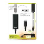 Mnm Box Deals | Port Usb Type-C To Rj45 5Gbps 30Cm Adapter - Black MnM Box Deals | Port USB Type-C to RJ45 5Gbps 30cm Adapter - Black