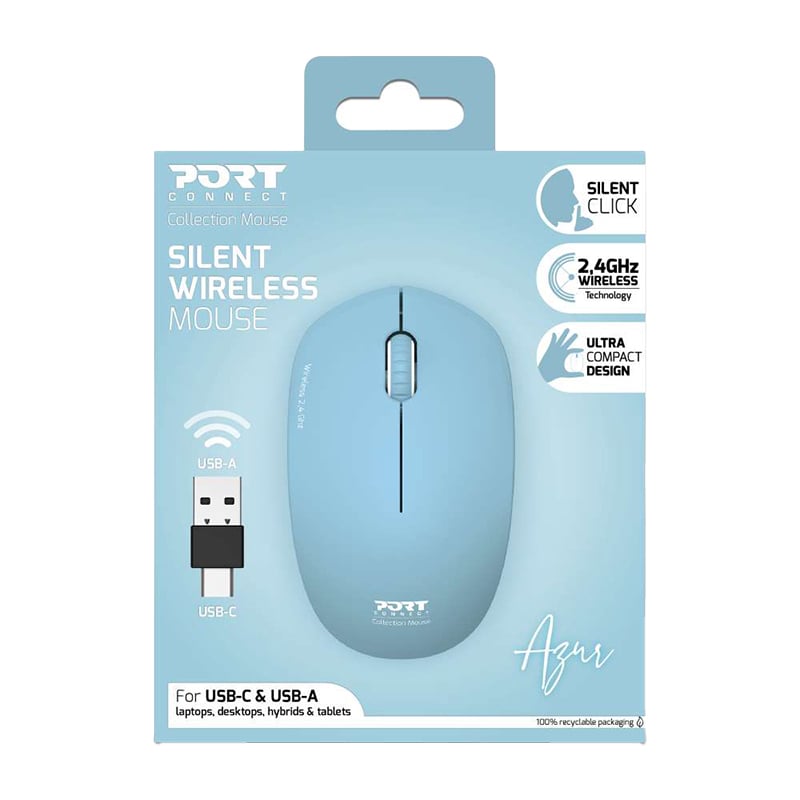 Mnm Box Deals | Port Connect Mouse Collection Ii Wireless Azur Port Connect MOUSE COLLECTION II WIRELESS Azur - Image 6