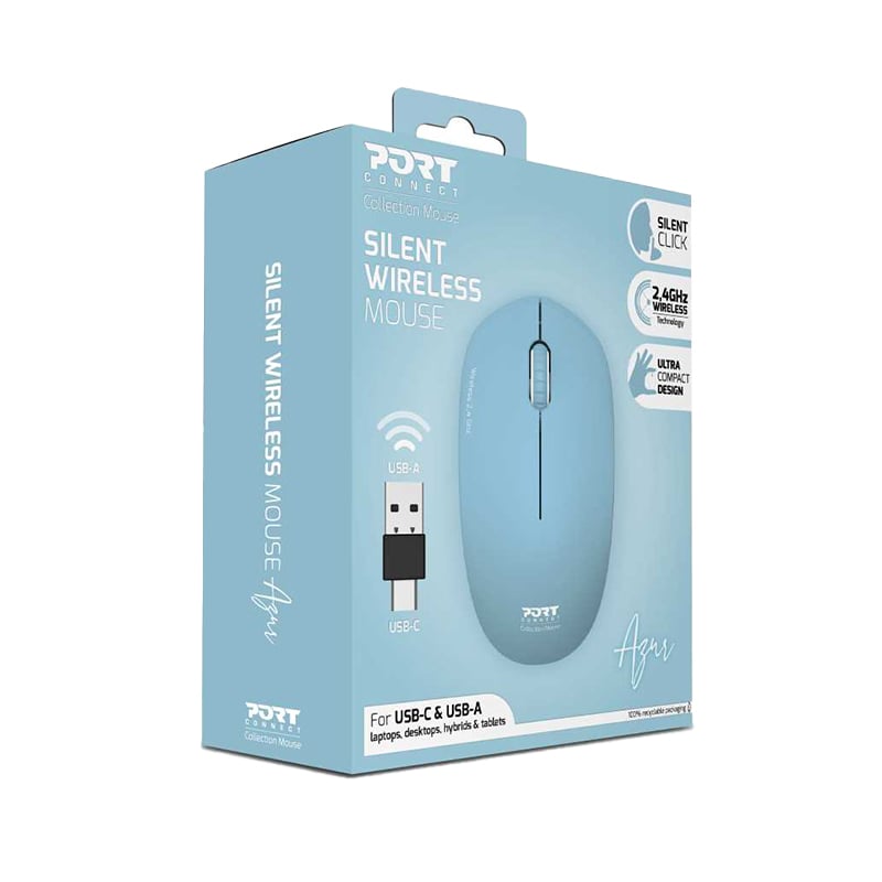 Mnm Box Deals | Port Connect Mouse Collection Ii Wireless Azur Port Connect MOUSE COLLECTION II WIRELESS Azur - Image 7