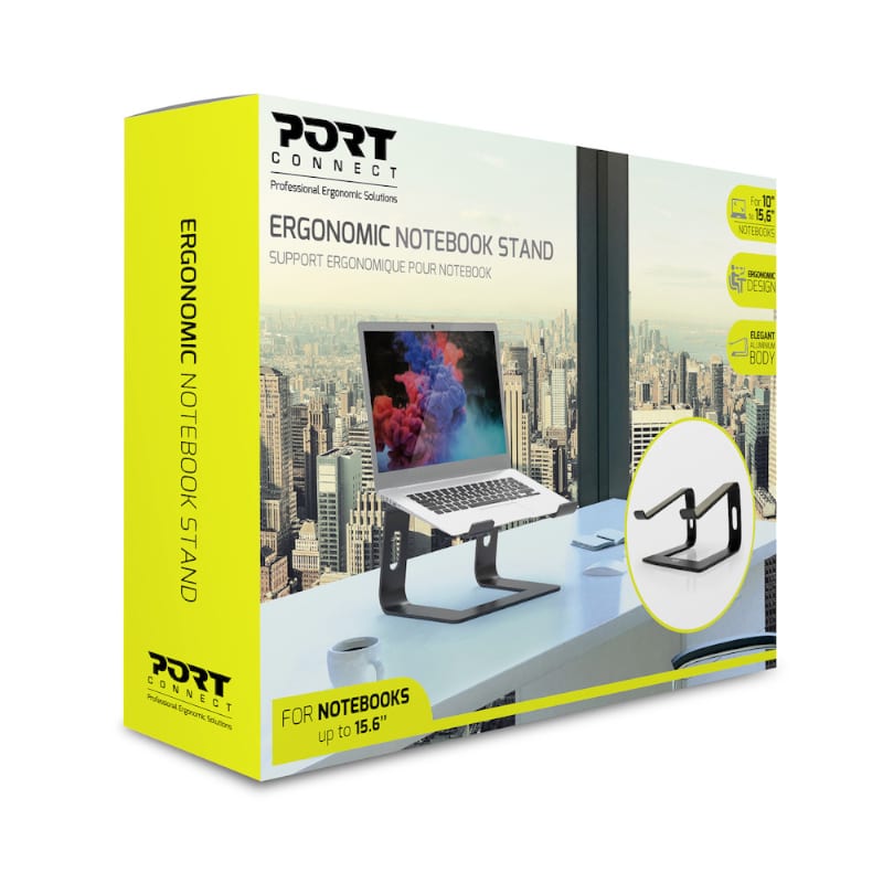 Mnm Box Deals | Port Connect Ergonomic 10-15.6&Quot; Aluminium Notebook Stand Port Connect Ergonomic 10-15.6" Aluminium Notebook Stand - Image 6