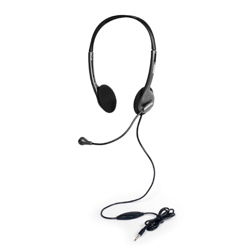 Mnm Box Deals | Port Stereo Headset With Mic With 1.2M Cable|1 X 3.5Mm|Volume Controller - Black Port Stereo Headset with Mic with 1.2m Cable|1 x 3.5mm|Volume Controller - Black - Image 3