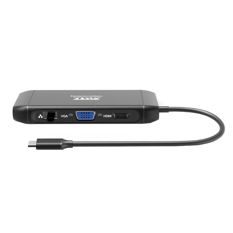 Mnm Box Deals | Port Usb Type-C 4 X Usb3.1|1 X Aux|Micro+Sd Card Reader|1 X Rj45|1 X Hdmi|1 X Vga|1 X Type-C Pd Dock 100W - Black Port USB Type-C 4 x USB3.1|1 x Aux|Micro+SD Card Reader|1 x RJ45|1 x HDMI|1 x VGA|1 x Type-C PD Dock 100W - Black