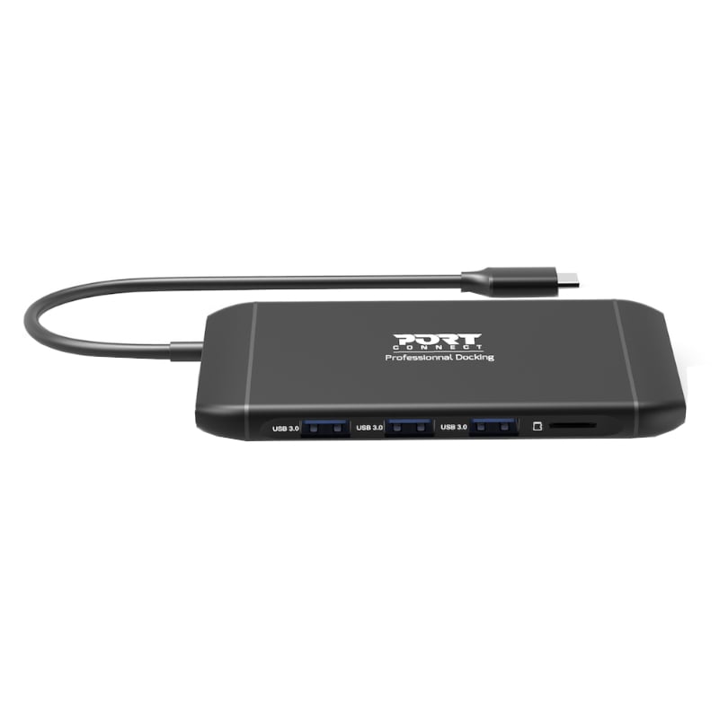 Mnm Box Deals | Port Usb Type-C 4 X Usb3.1|1 X Aux|Micro+Sd Card Reader|1 X Rj45|1 X Hdmi|1 X Vga|1 X Type-C Pd Dock 100W - Black Port USB Type-C 4 x USB3.1|1 x Aux|Micro+SD Card Reader|1 x RJ45|1 x HDMI|1 x VGA|1 x Type-C PD Dock 100W - Black - Image 2