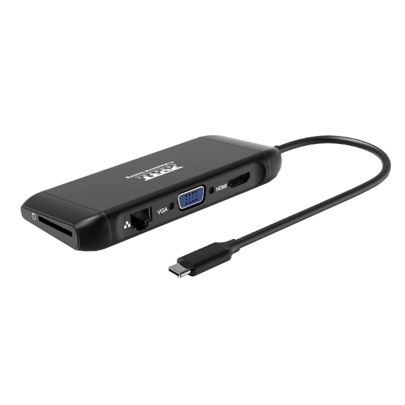 Mnm Box Deals | Port Usb Type-C 4 X Usb3.1|1 X Aux|Micro+Sd Card Reader|1 X Rj45|1 X Hdmi|1 X Vga|1 X Type-C Pd Dock 100W - Black Port USB Type-C 4 x USB3.1|1 x Aux|Micro+SD Card Reader|1 x RJ45|1 x HDMI|1 x VGA|1 x Type-C PD Dock 100W - Black - Image 4