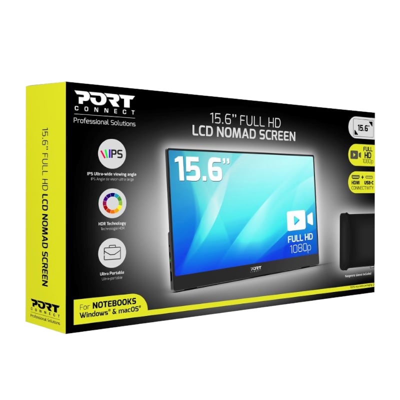 Mnm Box Deals | Port Portable Monitor 15.6&Quot; Fhd - Non Touch Port Portable Monitor 15.6" FHD - Non Touch - Image 4