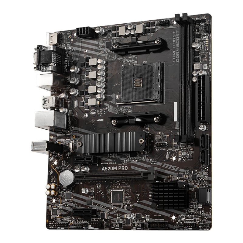 Mnm Box Deals | Msi A520M-Pro Amd Am4 Matx Gaming Motherboard MSI A520M-PRO AMD AM4 MATX Gaming Motherboard - Image 3