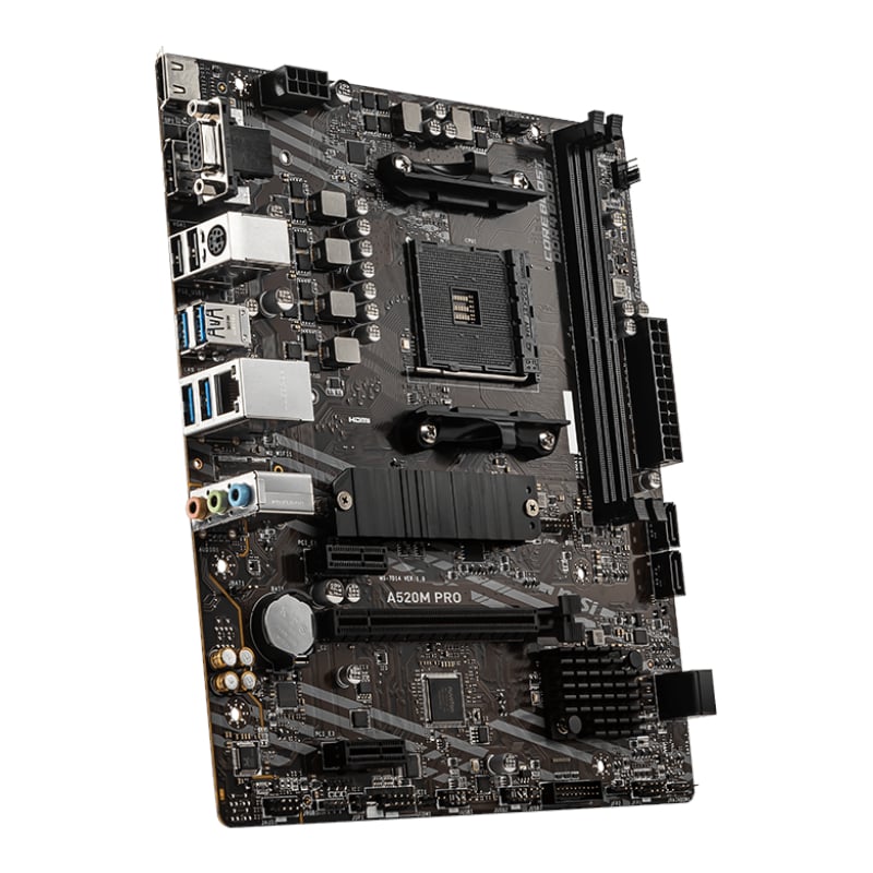 Mnm Box Deals | Msi A520M-Pro Amd Am4 Matx Gaming Motherboard MSI A520M-PRO AMD AM4 MATX Gaming Motherboard - Image 4