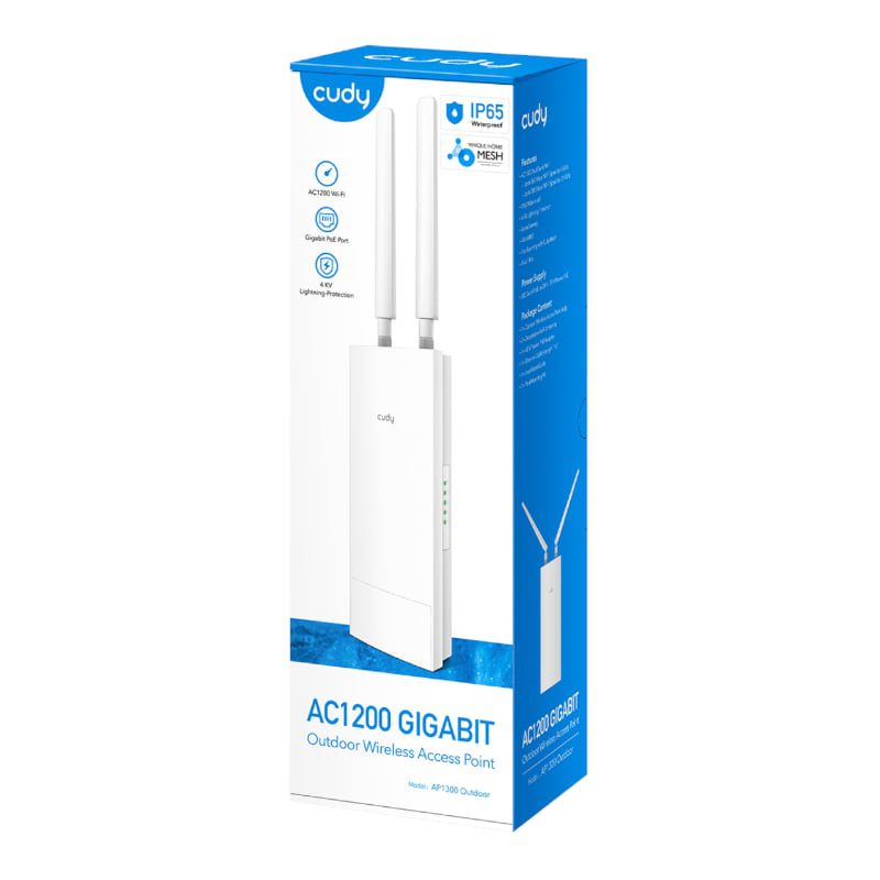 Mnm Box Deals | Cudy Ac1200 Gigabit Dual Band Ceiling Access Point
- Outdoor Cudy AC1200 Gigabit Dual Band Ceiling Access Point
- Outdoor - Image 5