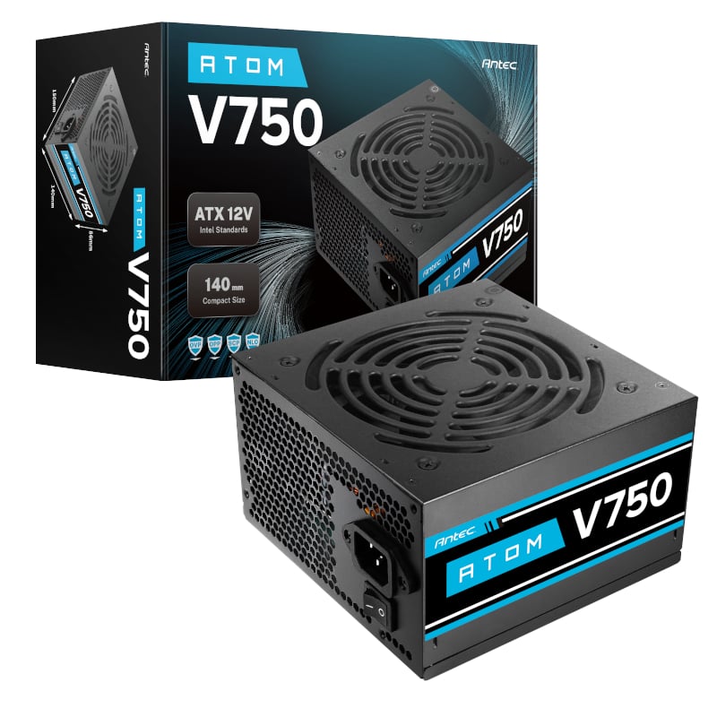 Mnm Box Deals | Antec Atom V750 Non-Modular Power Supply Antec Atom V750 Non-Modular Power Supply - Image 6