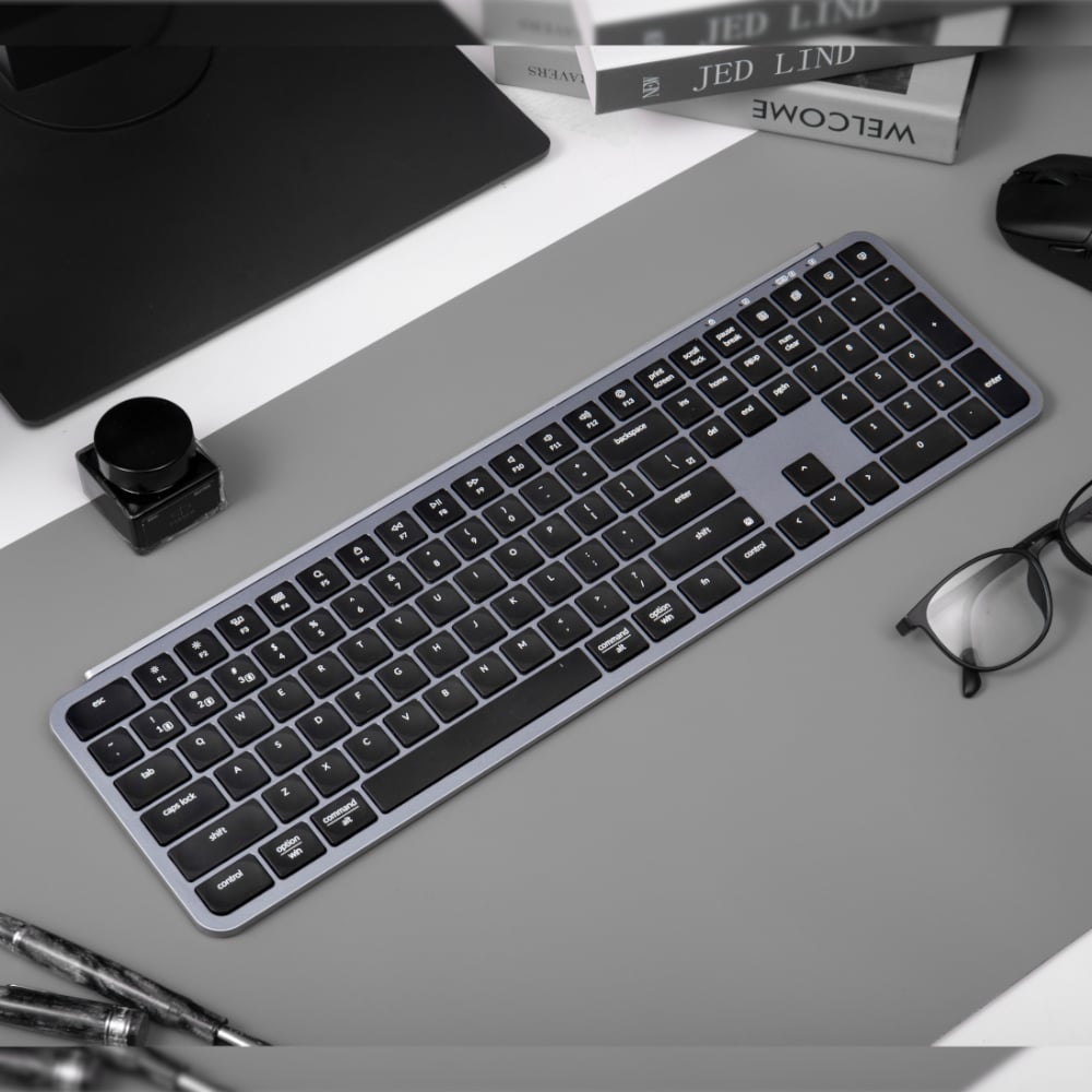 Mnm Box Deals | Keychron B6 Pro Ultra-Slim 100% Wireless Keyboard – Space Grey Keychron B6 Pro Ultra-Slim 100% Wireless Keyboard – Space Grey - Image 3