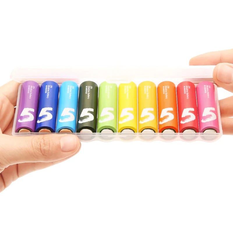 Mnm Box Deals | Xiaomi Aa Rainbow Batteries (10 Pack) Xiaomi AA Rainbow Batteries (10 Pack) - Image 2