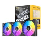MnM Box Deals | Antec Connect 120 Reverse ARGB PWM Fan 3 Pack - Black