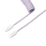 Mnm Box Deals | Keychron Coiled Aviator Cable - Light Purple/Straight MnM Box Deals | Keychron Coiled Aviator Cable - Light Purple/Straight