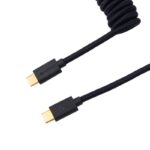 Mnm Box Deals | Keychron Coiled Aviator Cable - Black/Straight MnM Box Deals | Keychron Coiled Aviator Cable - Black/Straight