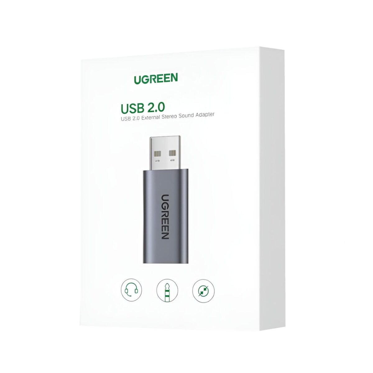 Mnm Box Deals | Ugreen Cm383-80864 Usb-A To 3.5Mm Audio Jack External Sound Adapter - Silver UGREEN CM383-80864 USB-A to 3.5mm Audio Jack External Sound Adapter - Silver - Image 6