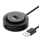 Mnm Box Deals | Ugreen 4-In 1 Usb 2.0 Hub (20777) - Black MnM Box Deals | UGREEN 4-IN 1 USB 2.0 Hub (20777) - Black