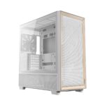 MnM Box Deals | Antec FLUX Mid-Tower E-ATX Gaming Chassis Wood Front Panel - White