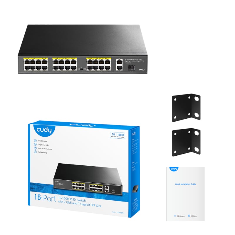 Mnm Box Deals | Cudy 16-Port Unmanaged Poe+ Switch - Rack Mount Cudy 16-Port Unmanaged PoE+ Switch - Rack Mount - Image 5