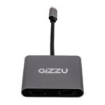 MnM Box Deals | Gizzu 4-in-1 Type-C to Dual HDMI Hub