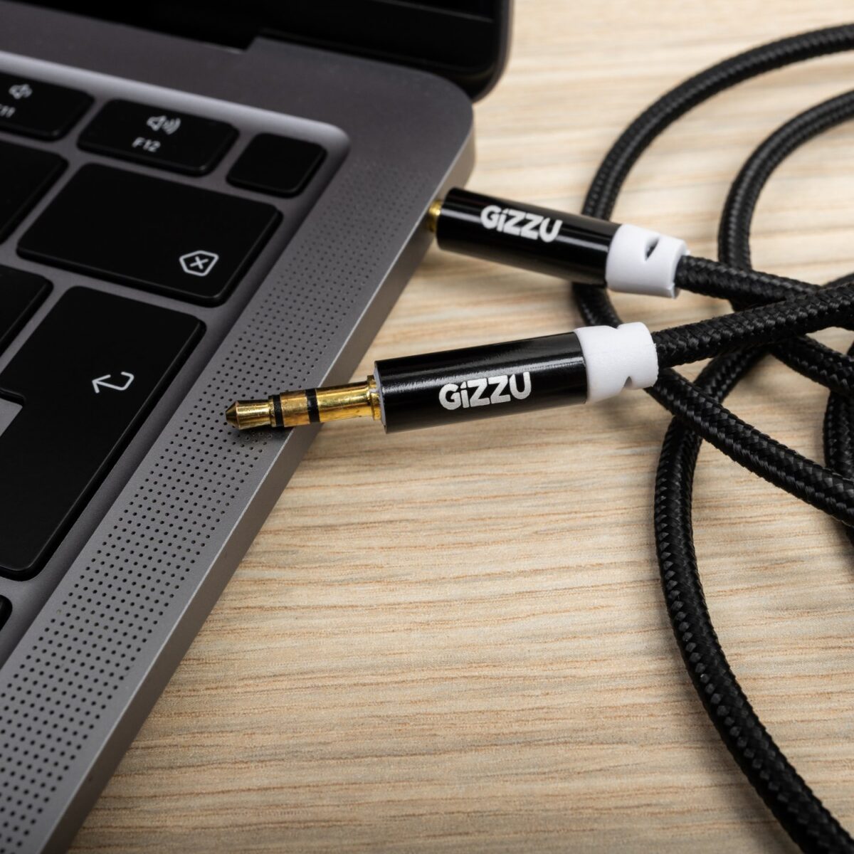 Mnm Box Deals | Gizzu 3.5Mm Aux Cable 2M - Black Gizzu 3.5mm AUX Cable 2m - Black - Image 3