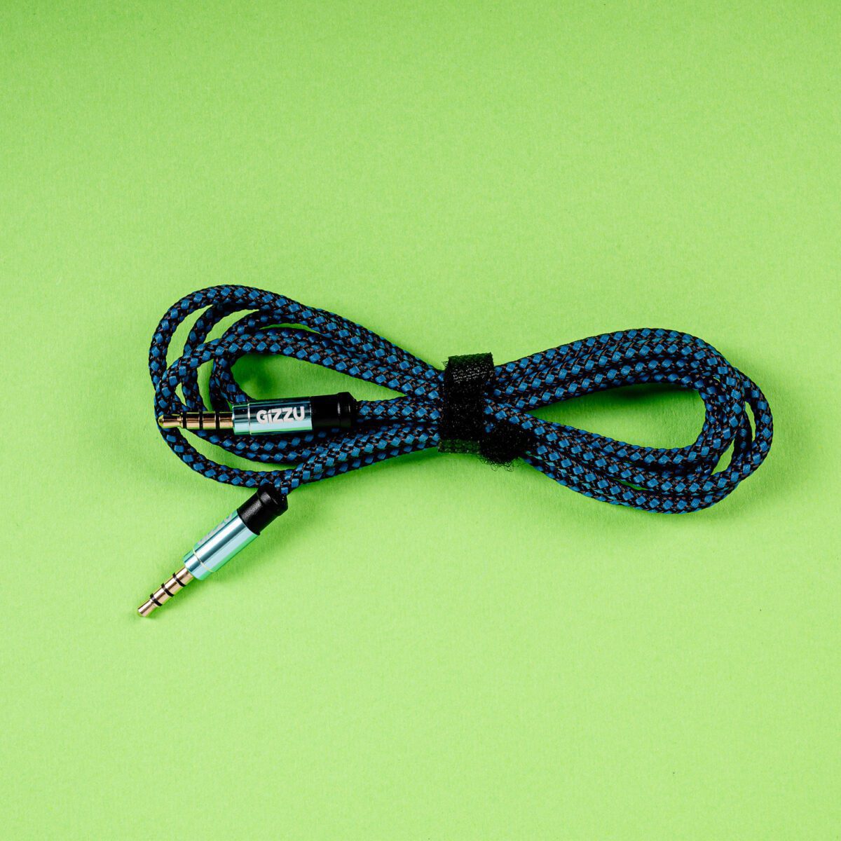 Mnm Box Deals | Gizzu 3.5Mm Aux Cable 1.5M - Black/Blue Gizzu 3.5mm AUX Cable 1.5m - Black/Blue - Image 5