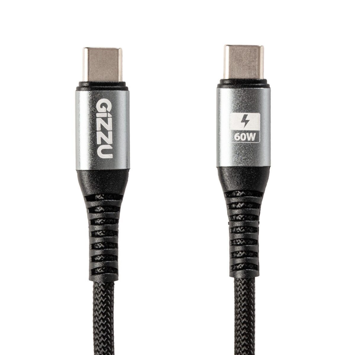 Mnm Box Deals | Gizzu 60W 480Mbps Type-C 2M Cable GIZZU 60W 480Mbps Type-C 2m Cable - Image 2