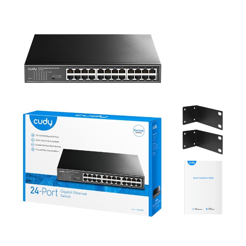 Mnm Box Deals | Cudy 24 Port Gigabit Metal Switch Cudy 24 Port Gigabit Metal Switch - Image 4