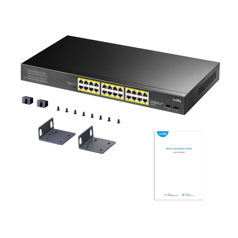 Mnm Box Deals | Cudy 24-Port Gigabit Poe+ Unmanaged Switch Cudy 24-Port Gigabit PoE+ Unmanaged Switch - Image 4