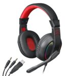 MnM Box Deals | Redragon Over-Ear ARES Aux RGB Gaming Headset - Black