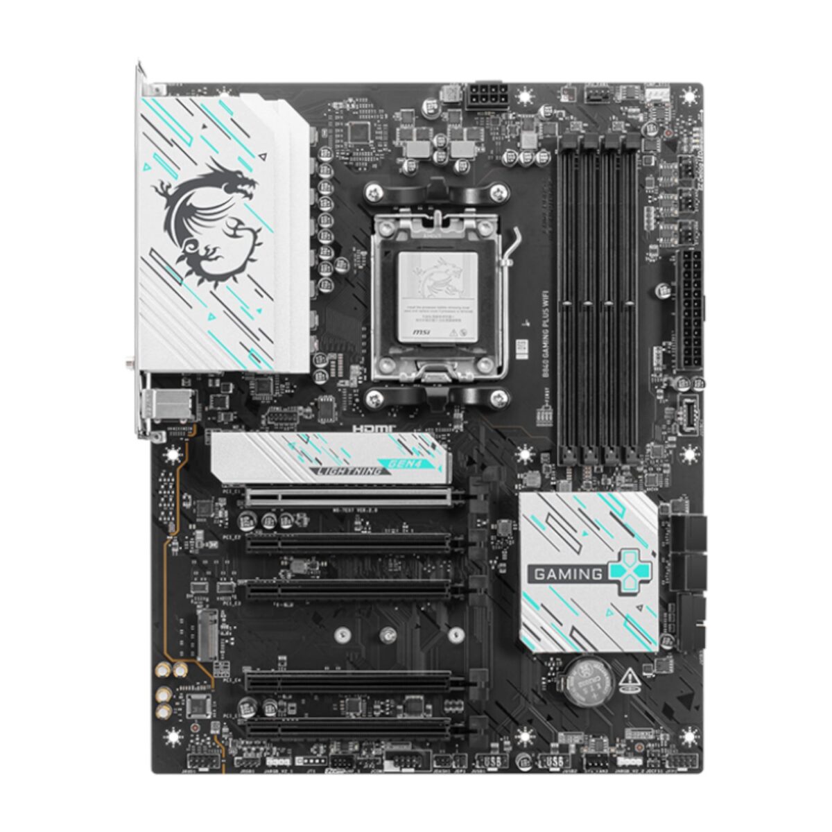 Mnm Box Deals | Msi B840 Gaming Plus Wifi Am5 Atx Gaming Motherboard MSI B840 GAMING PLUS WIFI AM5 ATX Gaming Motherboard - Image 2