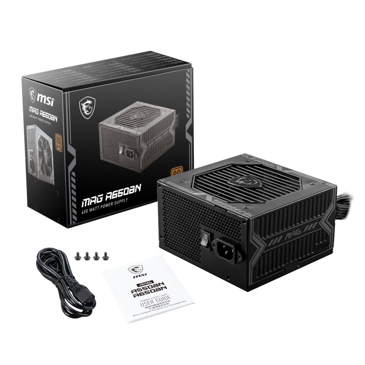 Mnm Box Deals | Msi Mag A650Bn 80Plus Bronze 650W Non-Modular Power Supply MSI MAG A650BN 80PLUS Bronze 650W Non-modular Power Supply - Image 5
