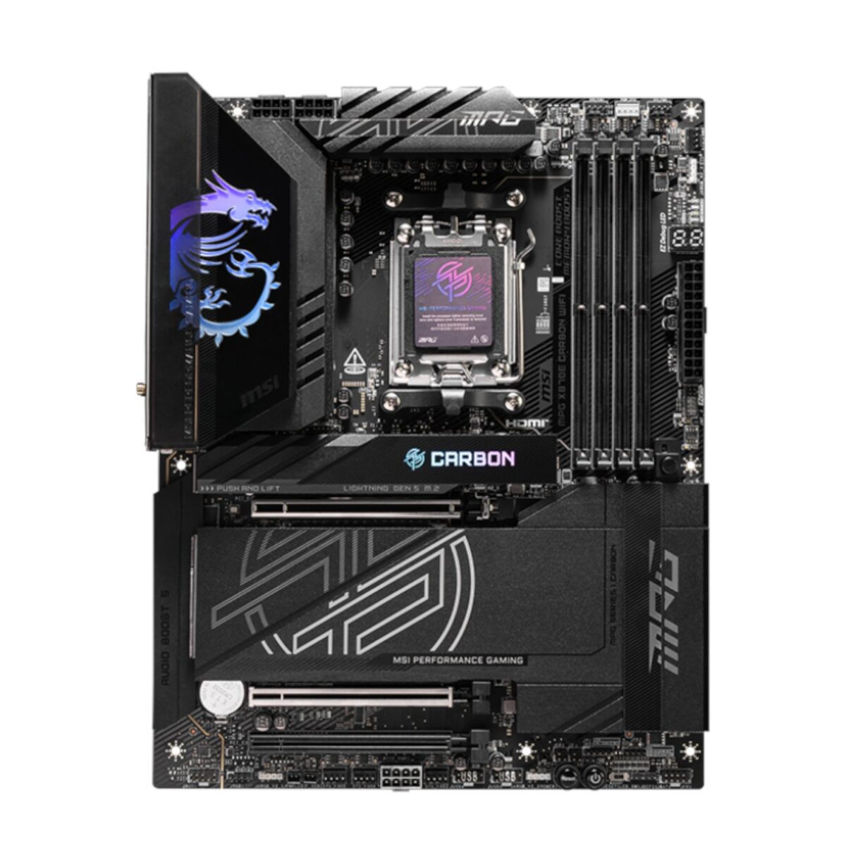 Mnm Box Deals | Msi Mag X870E Carbon Wifi Atx Motherboard MSI MAG X870E CARBON WIFI ATX Motherboard - Image 2