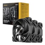 MnM Box Deals | Antec NOVA 120 PWM Fan 3 Pack with Speed Controller - Black