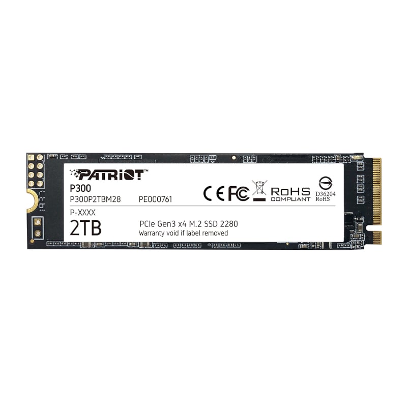 Mnm Box Deals | Patriot P300 2Tb M.2 Pcie Nvme Ssd Patriot P300 2TB M.2 PCIe NVMe SSD