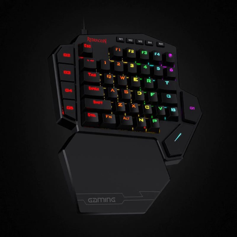 Mnm Box Deals | Redragon Diti Elite Pro One-Handed Rgb Wireless Mechanical Gaming Keyboard - Black REDRAGON Diti Elite Pro One-Handed RGB Wireless Mechanical Gaming Keyboard - Black - Image 4