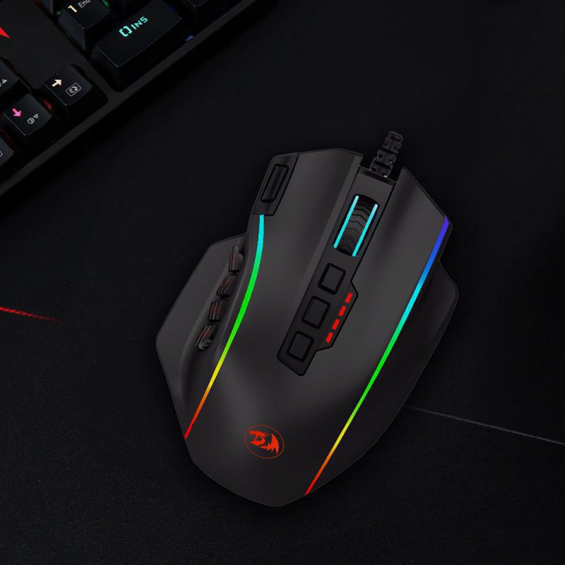 Mnm Box Deals | Redragon Perdiction 4 12400Dpi Rgb Mmo Ergo Gaming Mouse - Black REDRAGON PERDICTION 4 12400DPI RGB MMO Ergo Gaming Mouse - Black - Image 7