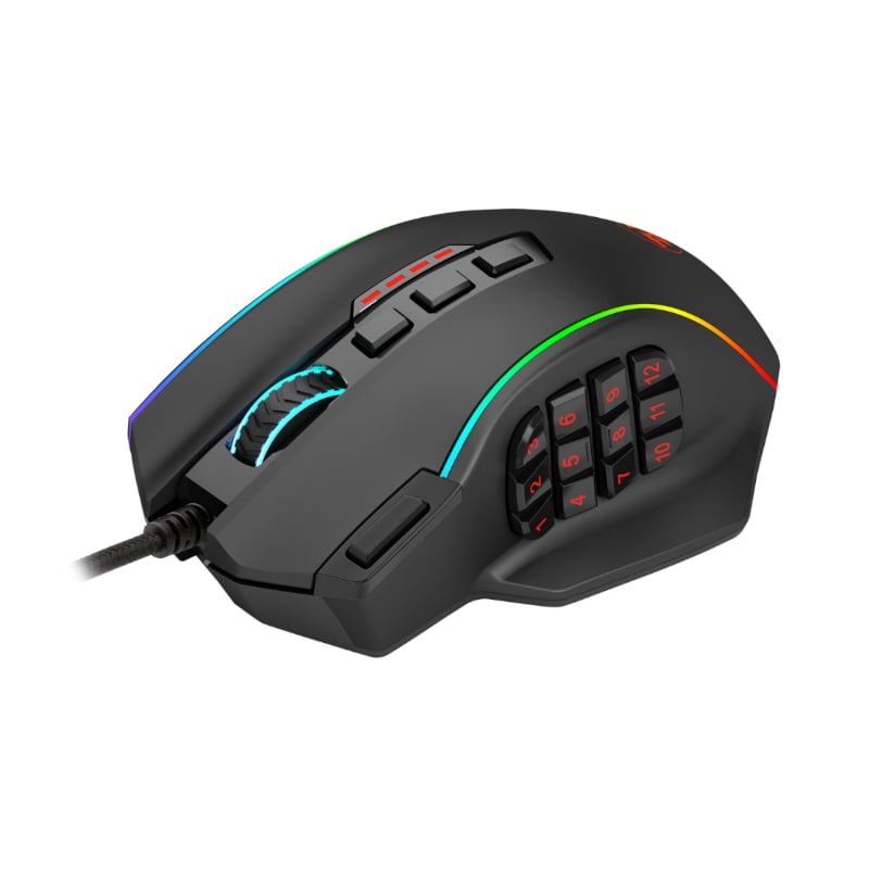 Mnm Box Deals | Redragon Perdiction 4 12400Dpi Rgb Mmo Ergo Gaming Mouse - Black REDRAGON PERDICTION 4 12400DPI RGB MMO Ergo Gaming Mouse - Black - Image 2