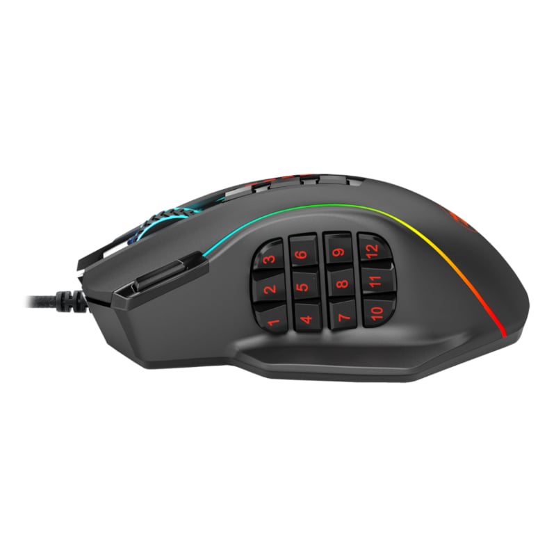 Mnm Box Deals | Redragon Perdiction 4 12400Dpi Rgb Mmo Ergo Gaming Mouse - Black REDRAGON PERDICTION 4 12400DPI RGB MMO Ergo Gaming Mouse - Black - Image 5
