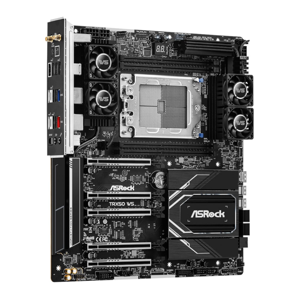 Mnm Box Deals | Asrock Trx50 Ws Amd Tr5 Eatx Gaming Motherboard ASRock TRX50 WS AMD TR5 EATX Gaming Motherboard - Image 3