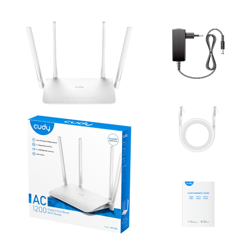 Mnm Box Deals | Cudy Ac1200 Gigabit Wi-Fi Mesh Router Cudy AC1200 Gigabit Wi-Fi Mesh Router - Image 4