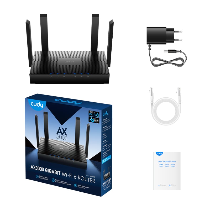 Mnm Box Deals | Cudy Ax3000 Gigabit Wi-Fi 6 Mesh Router Cudy AX3000 Gigabit Wi-Fi 6 Mesh Router - Image 4