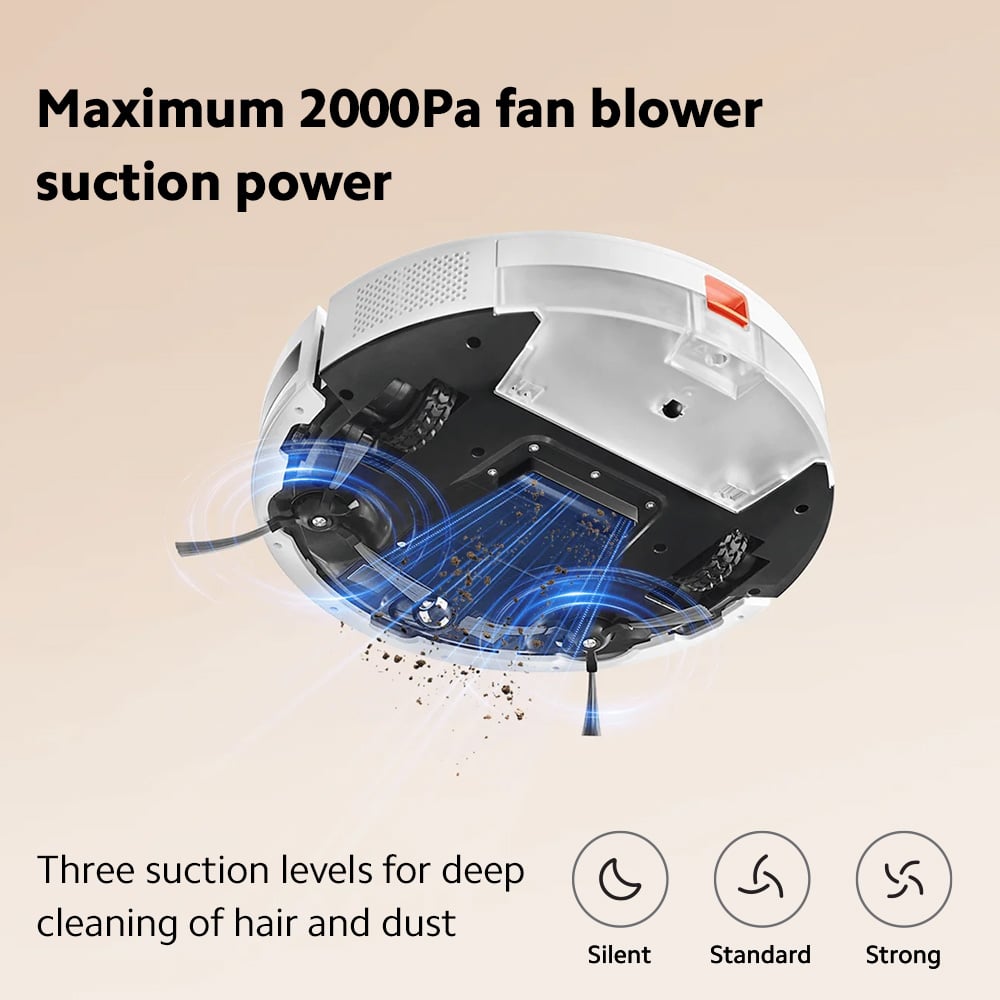 Mnm Box Deals | Xiaomi Robot Vacuum Cleaner And Mop E5 - White Xiaomi Robot Vacuum Cleaner and Mop E5 - White - Image 7