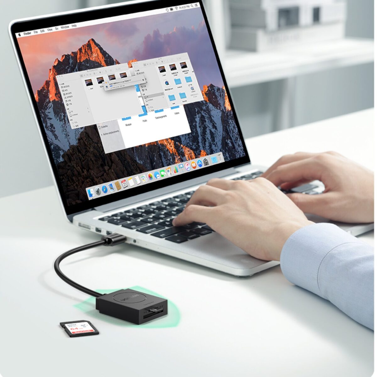 Mnm Box Deals | Ugreen Usb 3.0 Dual Slot Card Reader For Sd/Tf Cards – 5Gbps Data Transfer UGREEN USB 3.0 Dual Slot Card Reader for SD/TF Cards – 5Gbps Data Transfer - Image 4