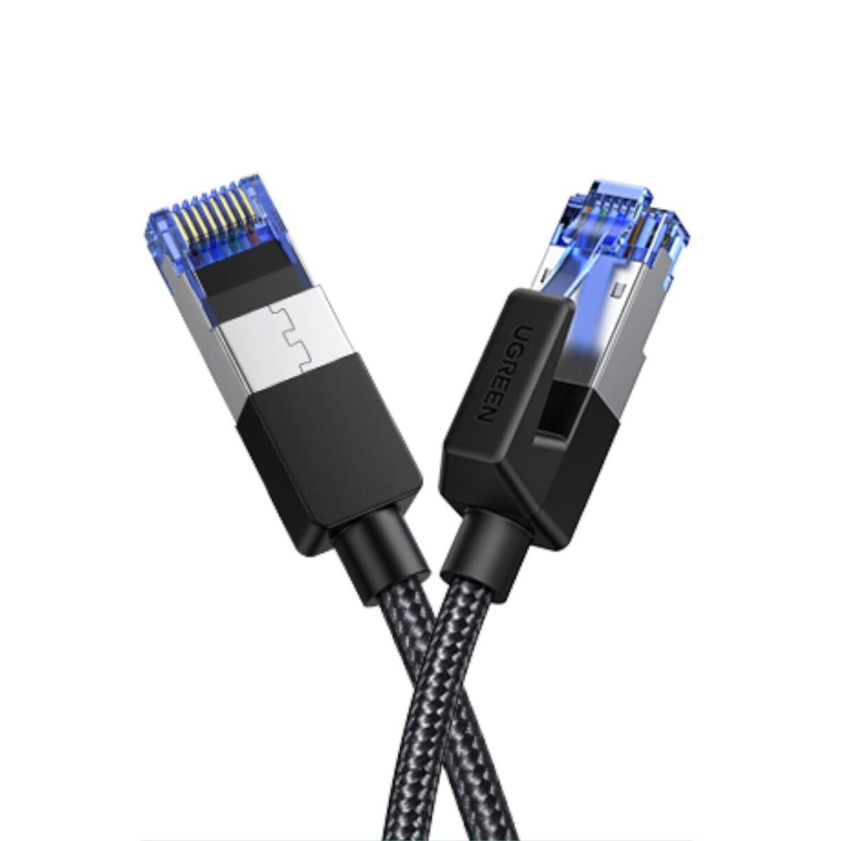 Mnm Box Deals | Ugreen Cat8 Nylon Braided Ethernet Cable - 40Gbps With Modular Plugs - 1M UGREEN Cat8 Nylon Braided Ethernet Cable - 40Gbps with Modular Plugs - 1m - Image 3