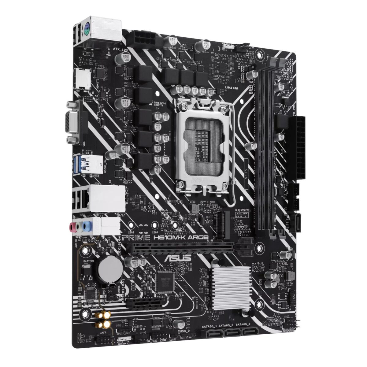 Mnm Box Deals | Asus Prime H610M-K Argb Intel Lga1700 M-Atx Motherboard Asus PRIME H610M-K ARGB Intel LGA1700 M-ATX Motherboard - Image 3
