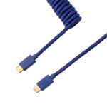 Mnm Box Deals | Keychron Coiled Aviator Blue Cable MnM Box Deals | Keychron Coiled Aviator Blue Cable