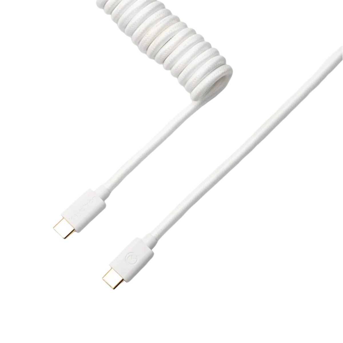 Mnm Box Deals | Keychron Coiled Aviator White Cable Keychron Coiled Aviator White Cable