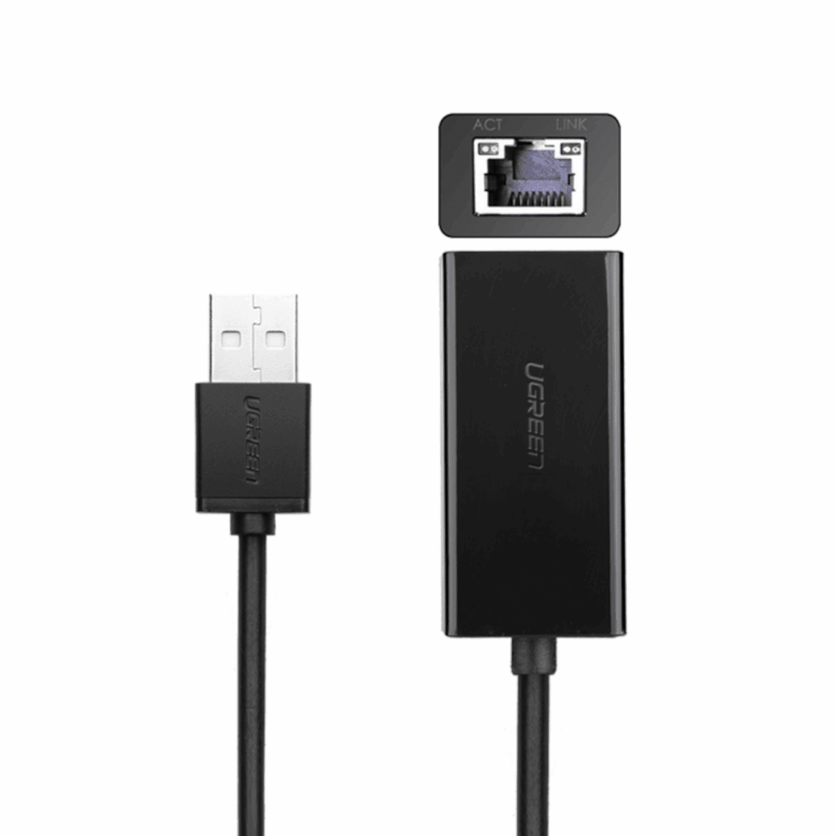 Mnm Box Deals | Ugreen Cr110 Ethernet Adapter | Usb 2.0 To Rj45 - Black UGREEN CR110 Ethernet Adapter | USB 2.0 to RJ45 - Black - Image 2