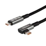 MnM Box Deals | Gizzu 100W 10Gbps Type-C Angled 1m Cable