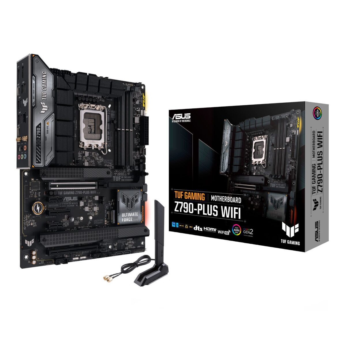 Mnm Box Deals | Asus Tuf Gaming Z790-Plus Wi-Fi Atx Motherboard - Intel Lga1700, Ddr5, Pcie 5.0. Wi-Fi 6E Asus TUF Gaming Z790-Plus Wi-Fi ATX Motherboard - Intel LGA1700, DDR5, PCIe 5.0. Wi-Fi 6E